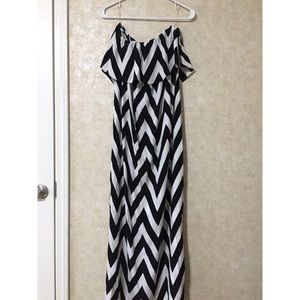 Striped maxi